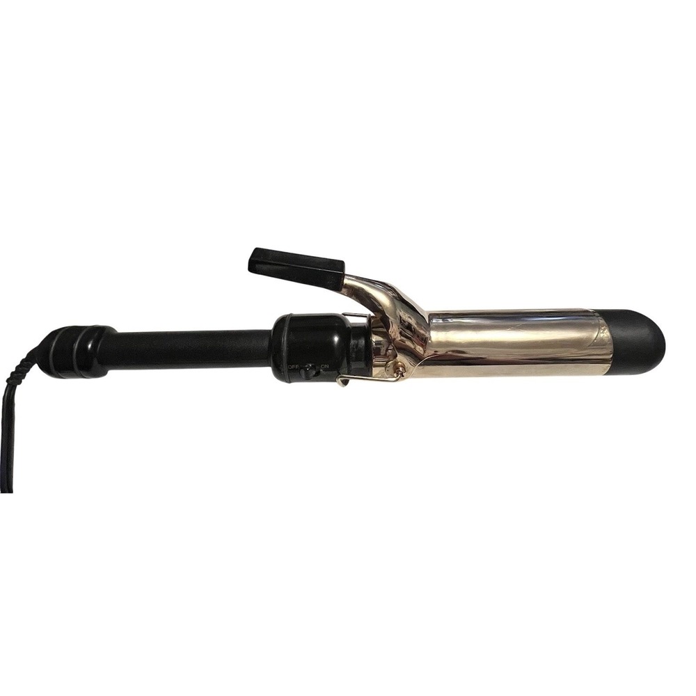 Helen of Troy Professional Gold Series Curling Iron Gold Black 1.5 Inch Barrel